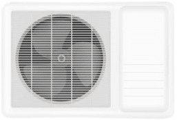 A simple white color ventilation fan to demonstrate brands